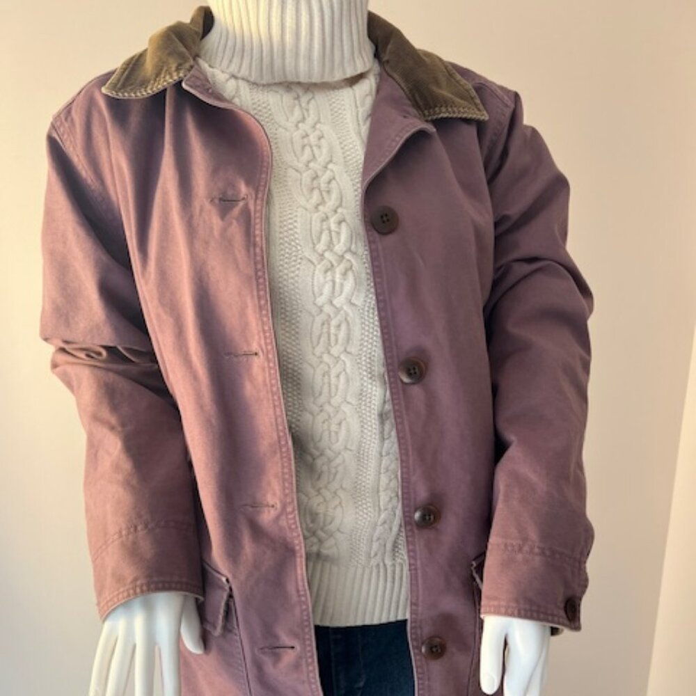 Vintage L.L. Bean Women's Barn Jacket, Medium, Purple